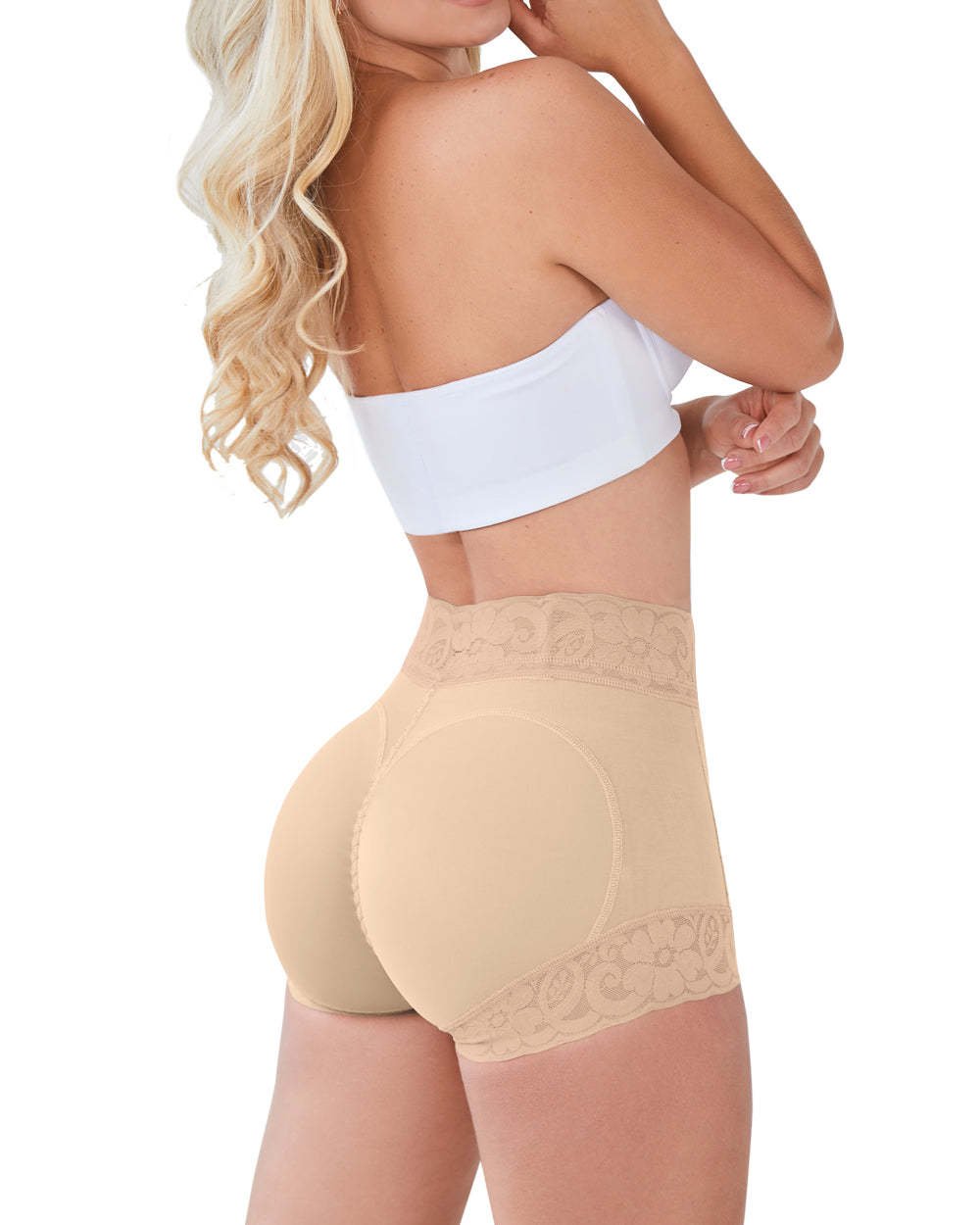 🔥Novoroční výprodej 2024 💖 Dámské krajkové klasické kalhotky na ležérní nošení Body Shaper Butt Lifter