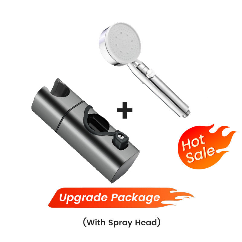 🔥Nejjednodušší použití🔥Sprchová tyč a sprchová hlavice, které lze nainstalovat bez nářadí.