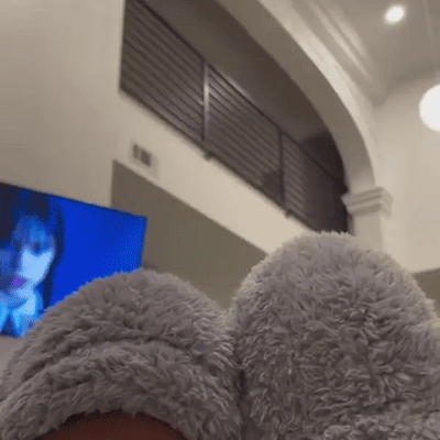 Vánoční podkolenky z husího peří