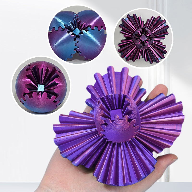 Kupte 1 a získejte 2 zdarma 🎁 Steampunkový točivý zázrak - fidget (převodová koule)