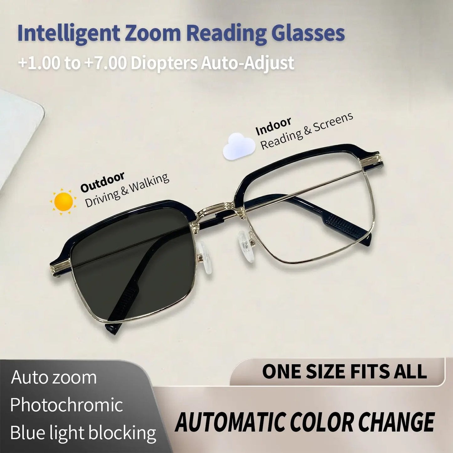 👓✨ Automaticky nastavitelné HD brýle na čtení