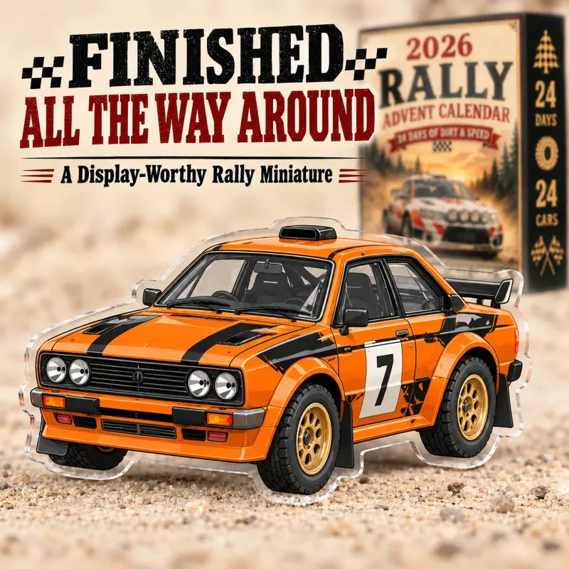 🏎️ Adventní kalendář rallye 2026 – 24 dní špíny a rychlosti, 24 sběratelských rallyových vozů