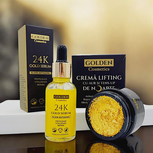🔥Kupte 2, získejte 1 zdarma – Royal Gold Lifting set, sérum a noční krém