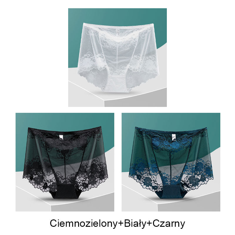 💝 Ručně vyráběné dámské kalhotky z hedvábné krajky-ATB