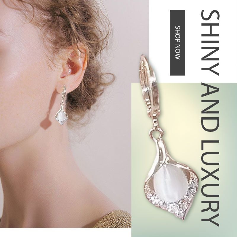 ✨Kupte 1 a dostanete 1 zdarma✨Lesklé náušnice Cat Eye