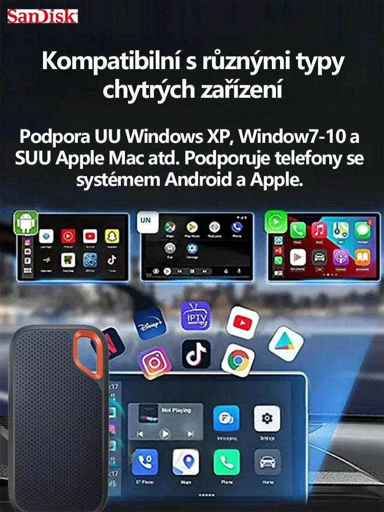 Vysokorychlostní mobilní pevný disk SSD