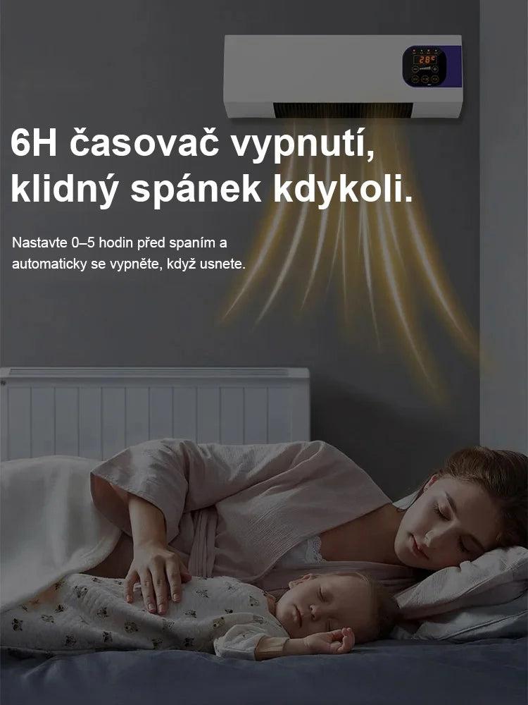 Nástěnná klimatizace s funkcí vytápění a chlazení