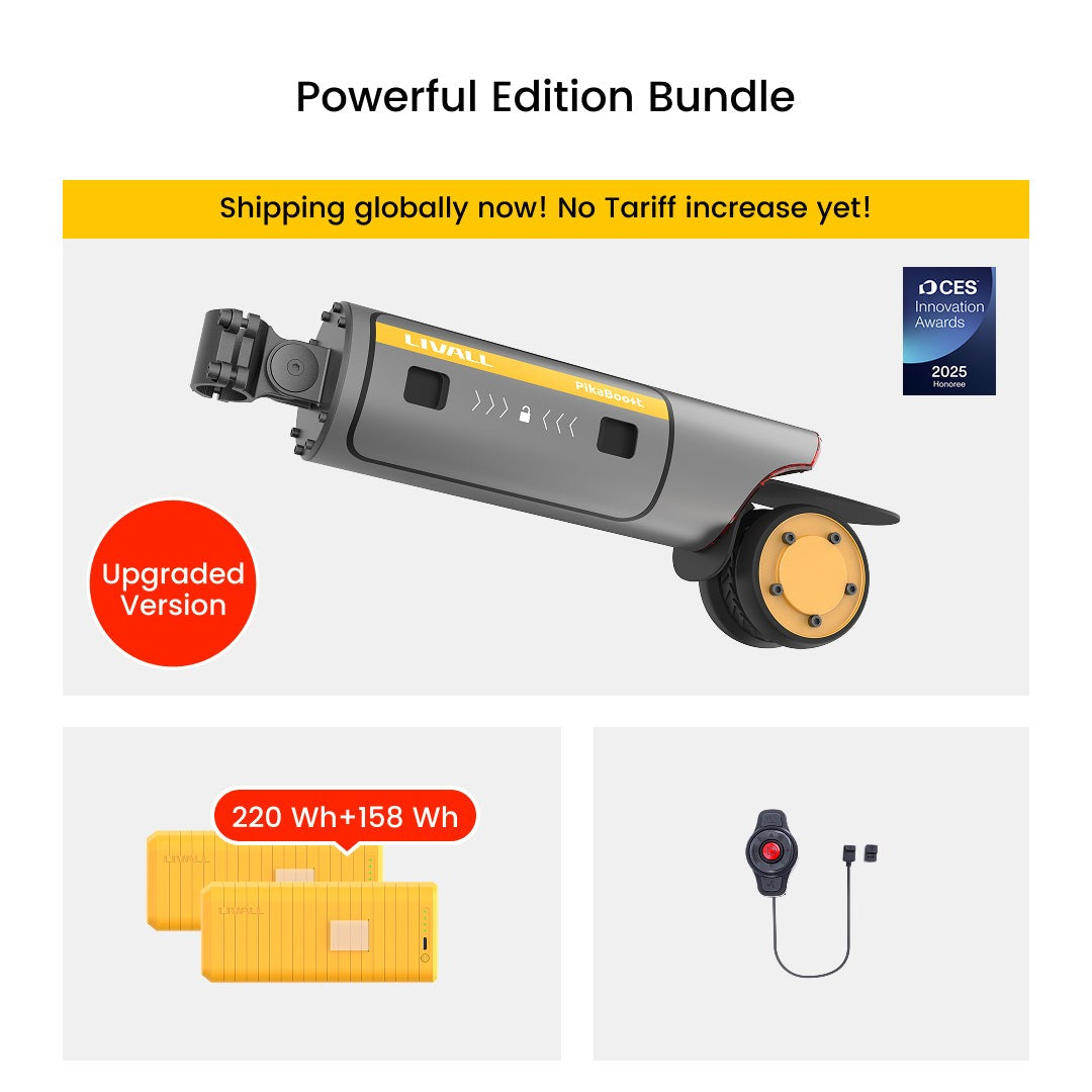 Sada pro přestavbu elektrokola LIVALL PikaBoost 2 -- Výkonný boost, flexibilní pohyby