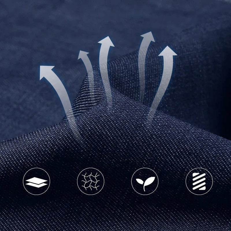 👖 Rovné pánské džíny s vysokým pasem -TAB