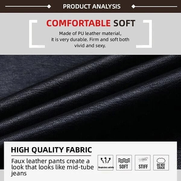 Legíny z PU kůže ve tvaru S