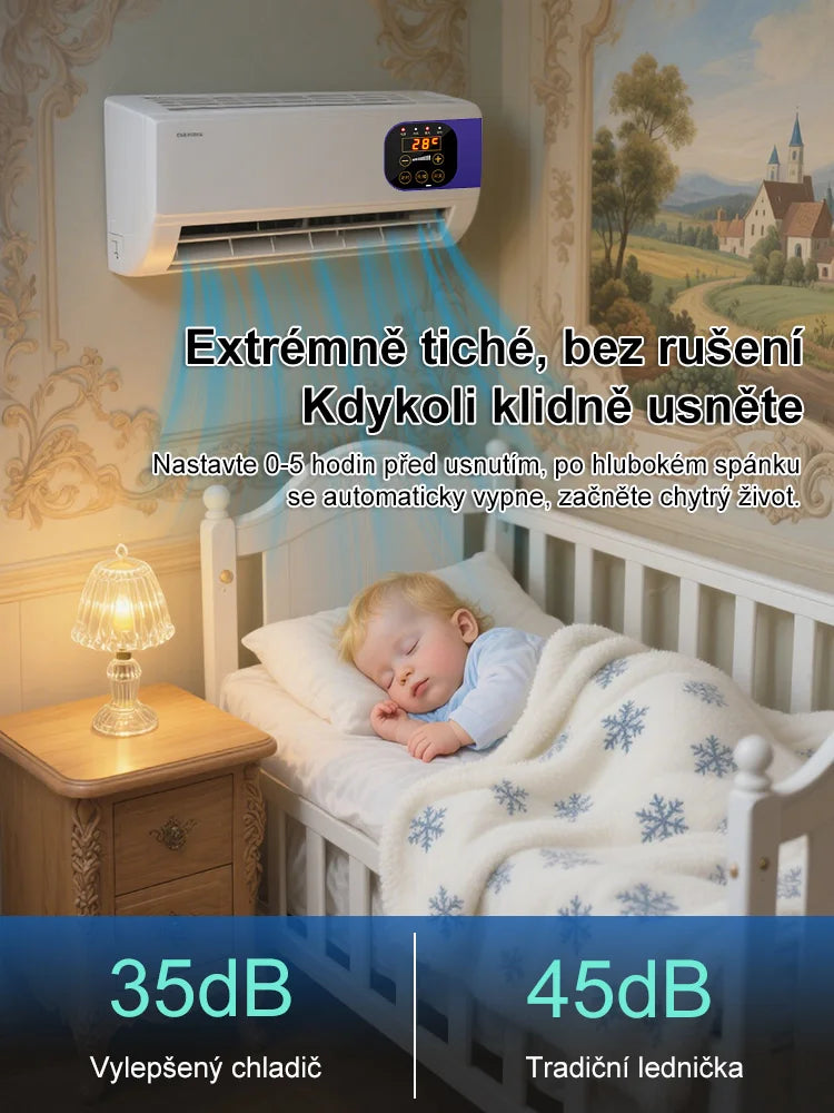 Nástěnná klimatizace s funkcí vytápění a chlazení