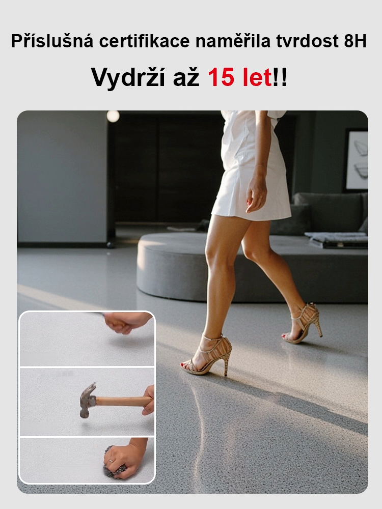 [Německé řemeslo]Modernizace epoxidového barevného pískového podlahového nátěru