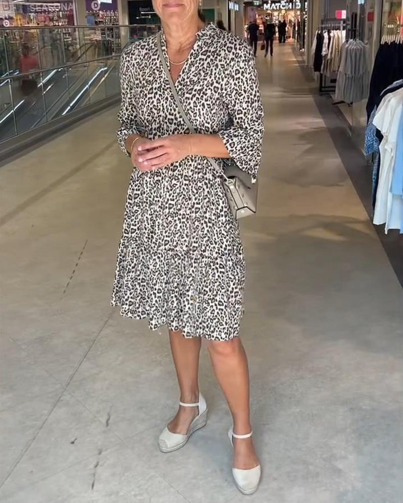 Šaty s leopardím potiskem