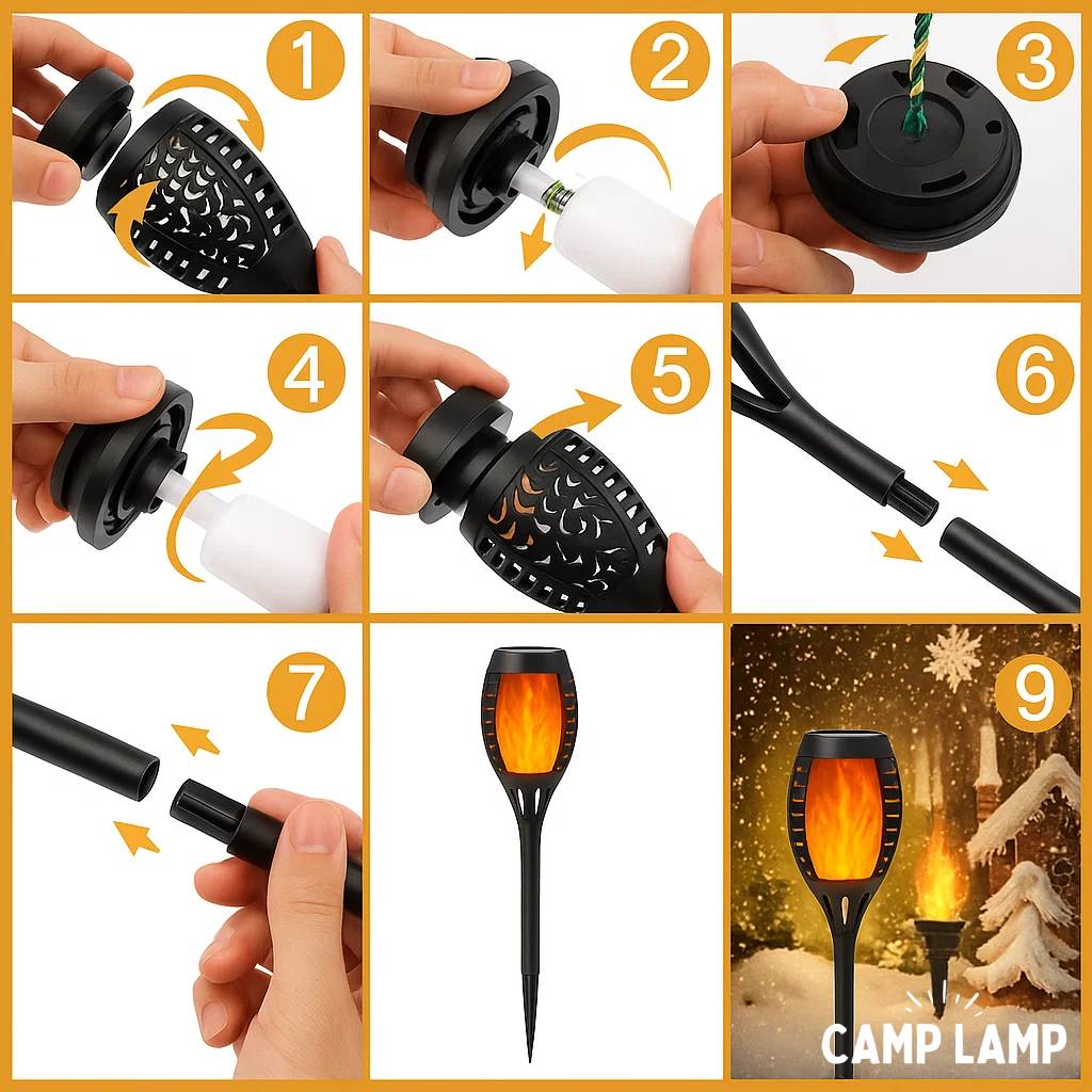 Plamenné lampy - 🌟2025 Nejlepší pochodeň s efektem plamene