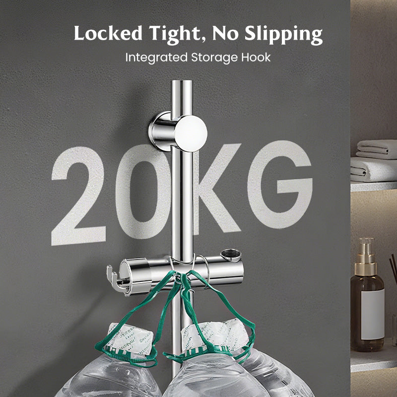 🔥Nejjednodušší použití🔥Sprchová tyč a sprchová hlavice, které lze nainstalovat bez nářadí.