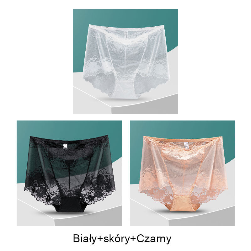 💝 Ručně vyráběné dámské kalhotky z hedvábné krajky-ATB