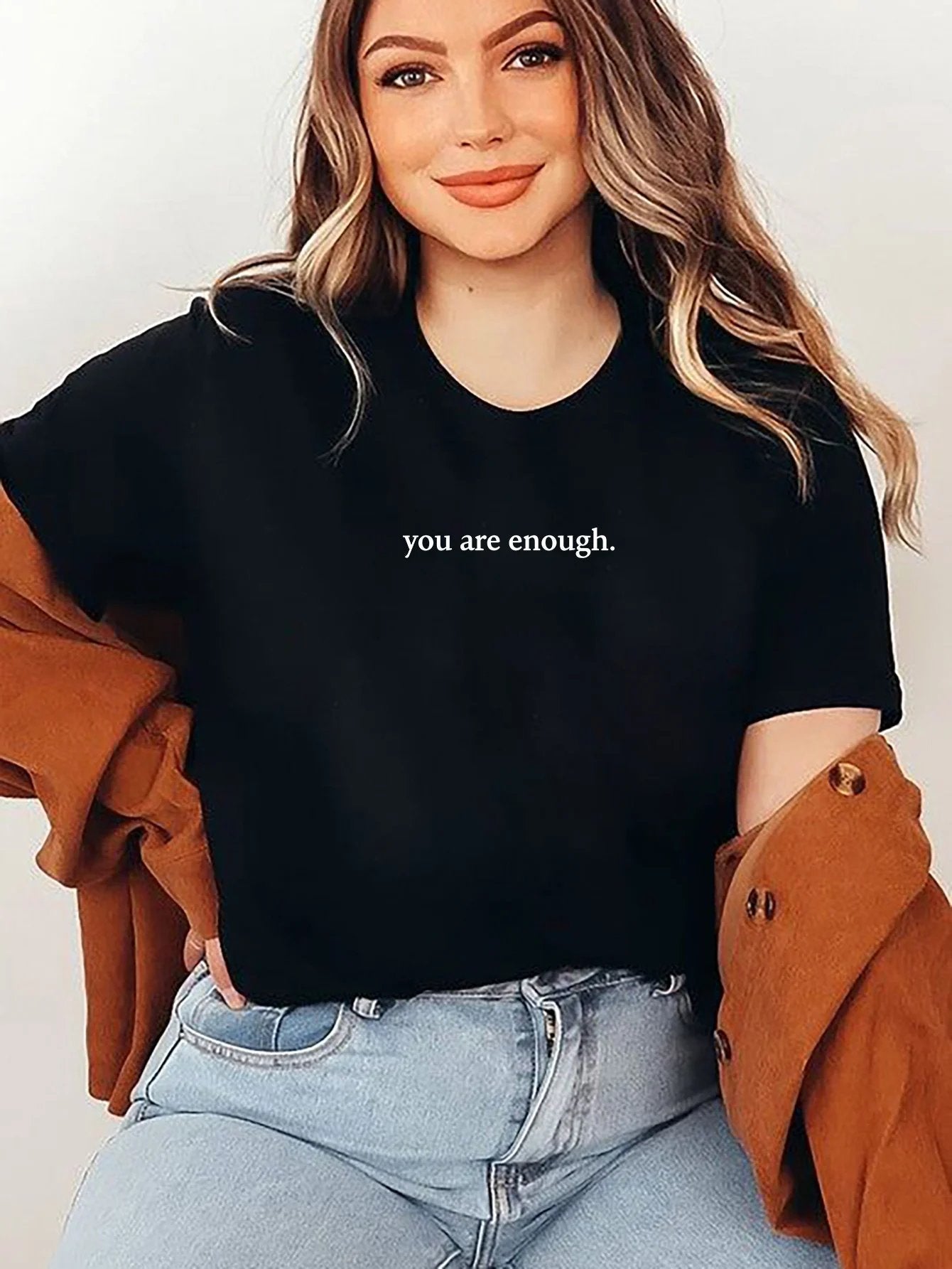 💥Nové unisex tričko s potiskem "Dear Person Behind Me" ve velké velikosti z roku 2025