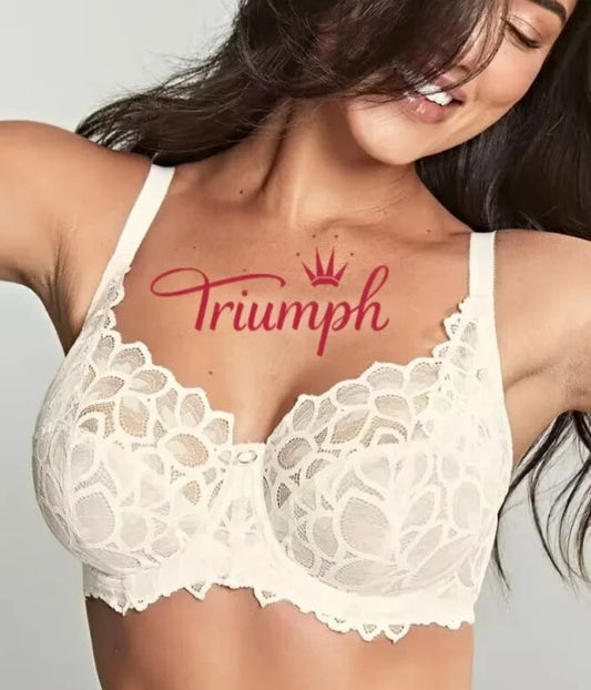 Triumph - Podprsenka s plnými košíčky a vyšívanou krajkou (3 ks)