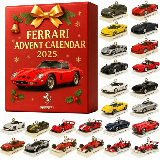 🎄 Adventní kalendář Ferrari F1 Racing Legends 2025 – sběratelská edice 🏎️✨