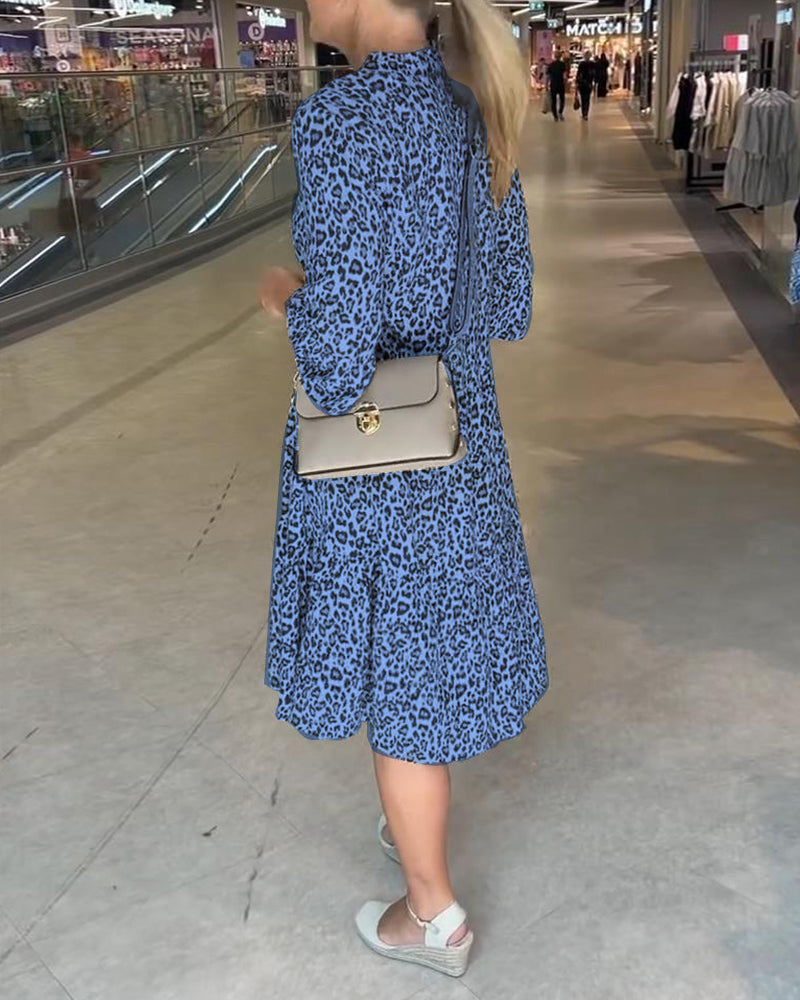 Šaty s leopardím potiskem