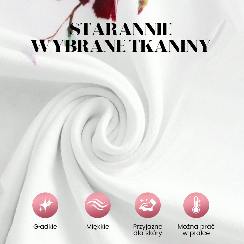 🌺 Dámská košile s potiskem a výstřihem do V✨