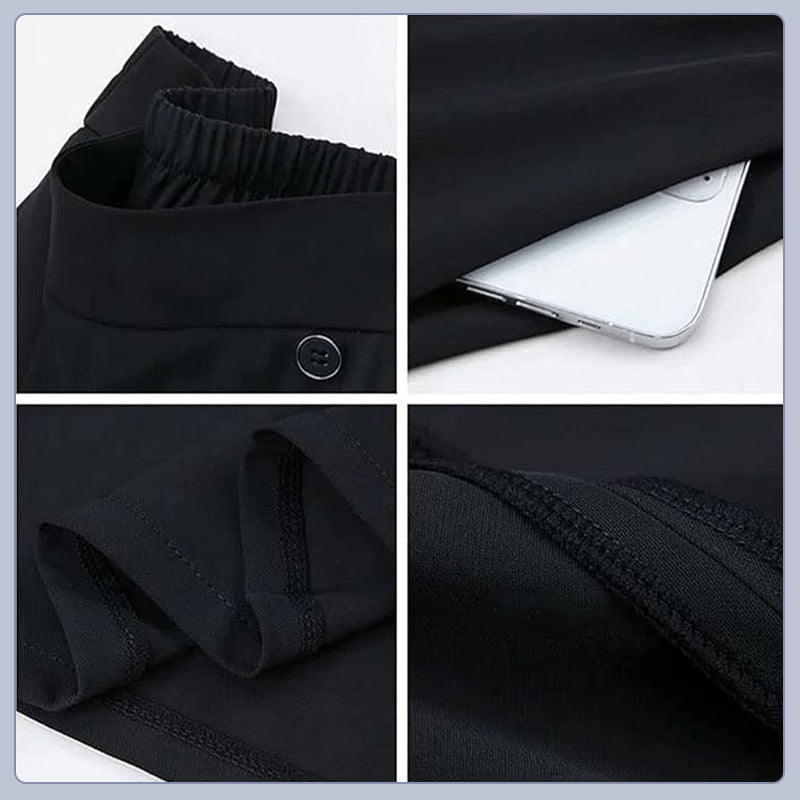 ✨Stylové široké plisované kalhoty