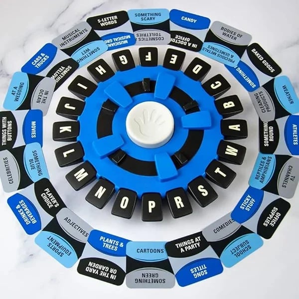 Slovní hra | Rychlá desková hra pro celou rodinu | Vzdělávací hra ideální pro všechny věkové kategorie