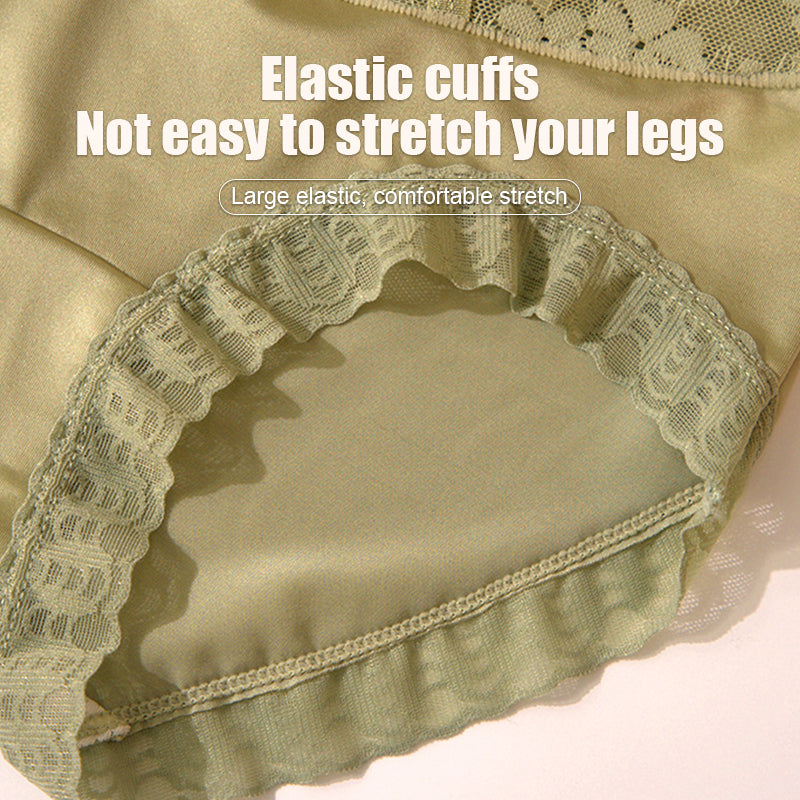 【🌷Kupte 1 a získejte 2 zdarma】Sexy bezešvé hedvábné hip liftingové kalhotky s kontrolou bříška