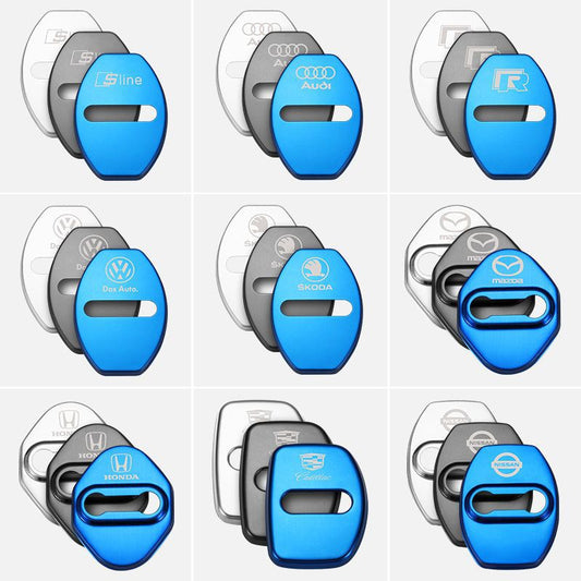 Silikonový ochranný kryt na zámek dveří auta (4 ks)