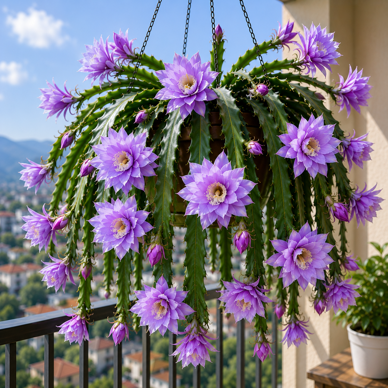💫 Vzácný kaktus orchideje Epiphyllum 🌸 Vzácná květina, kterou každý obdivuje