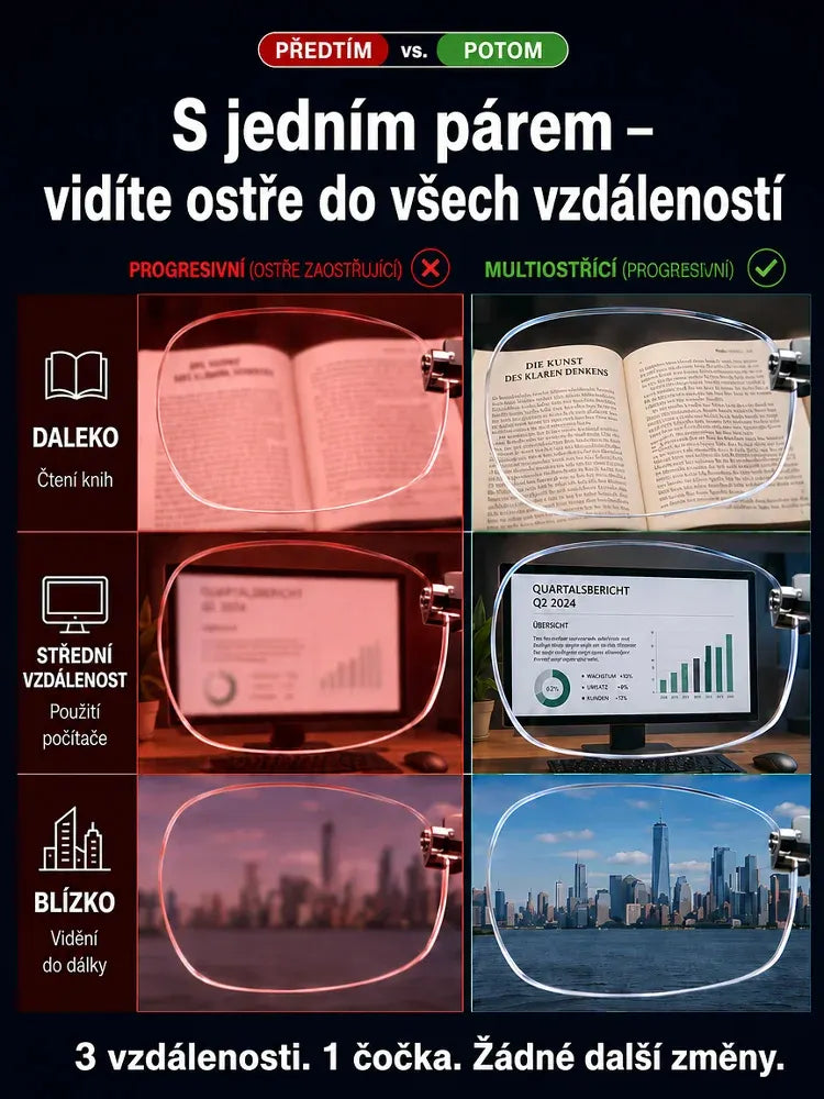 Ultra lehké diamantové bezerámové brýle