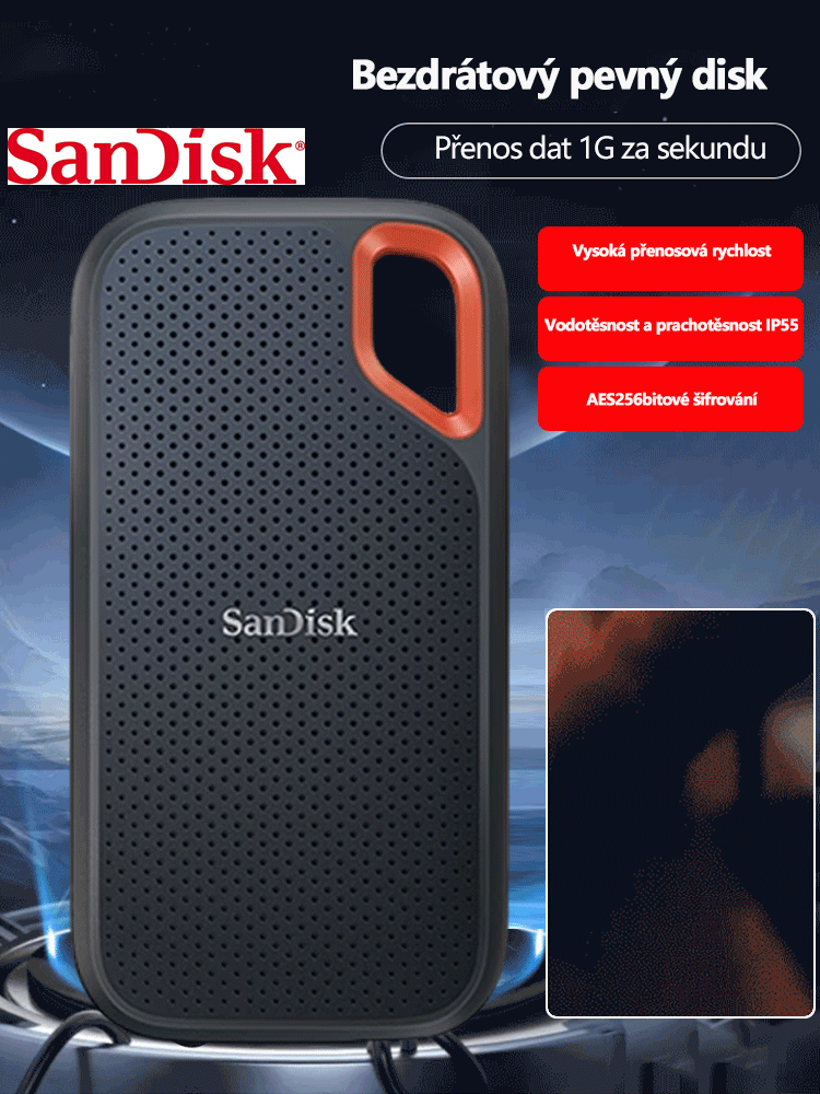 Vysokorychlostní mobilní pevný disk SSD