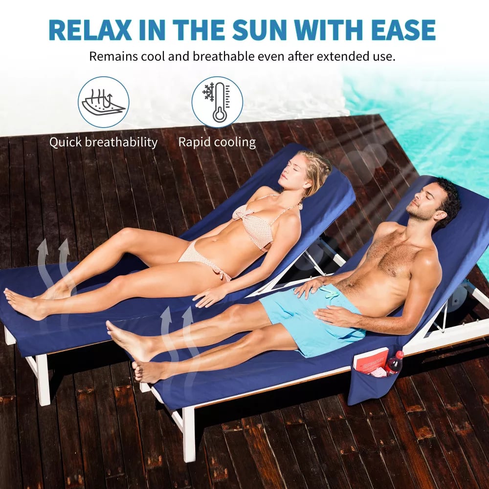 🏖️🌞 Ručník na opalování v tašce s úložnými kapsami💦