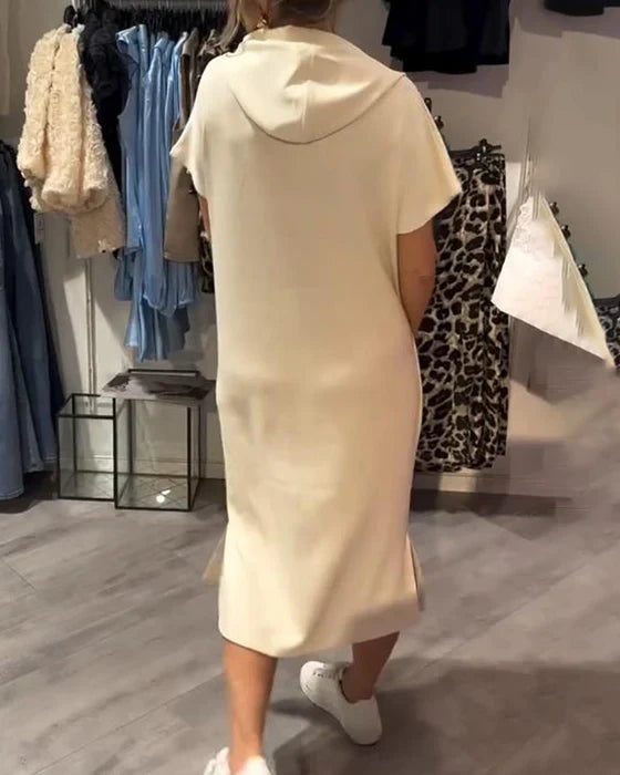 💥🔥👗[S-5XL]Nové letní volné, pohodlné a prodyšné šaty s mikinou velké velikosti, rok výroby 2025
