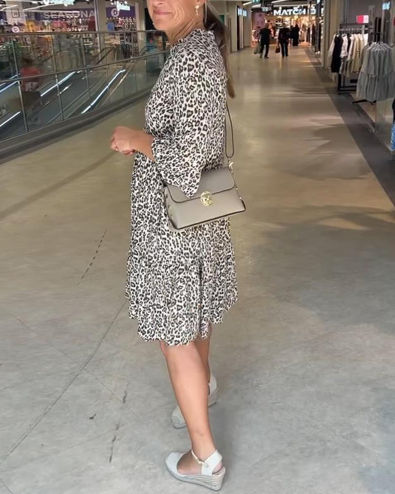 Šaty s leopardím potiskem