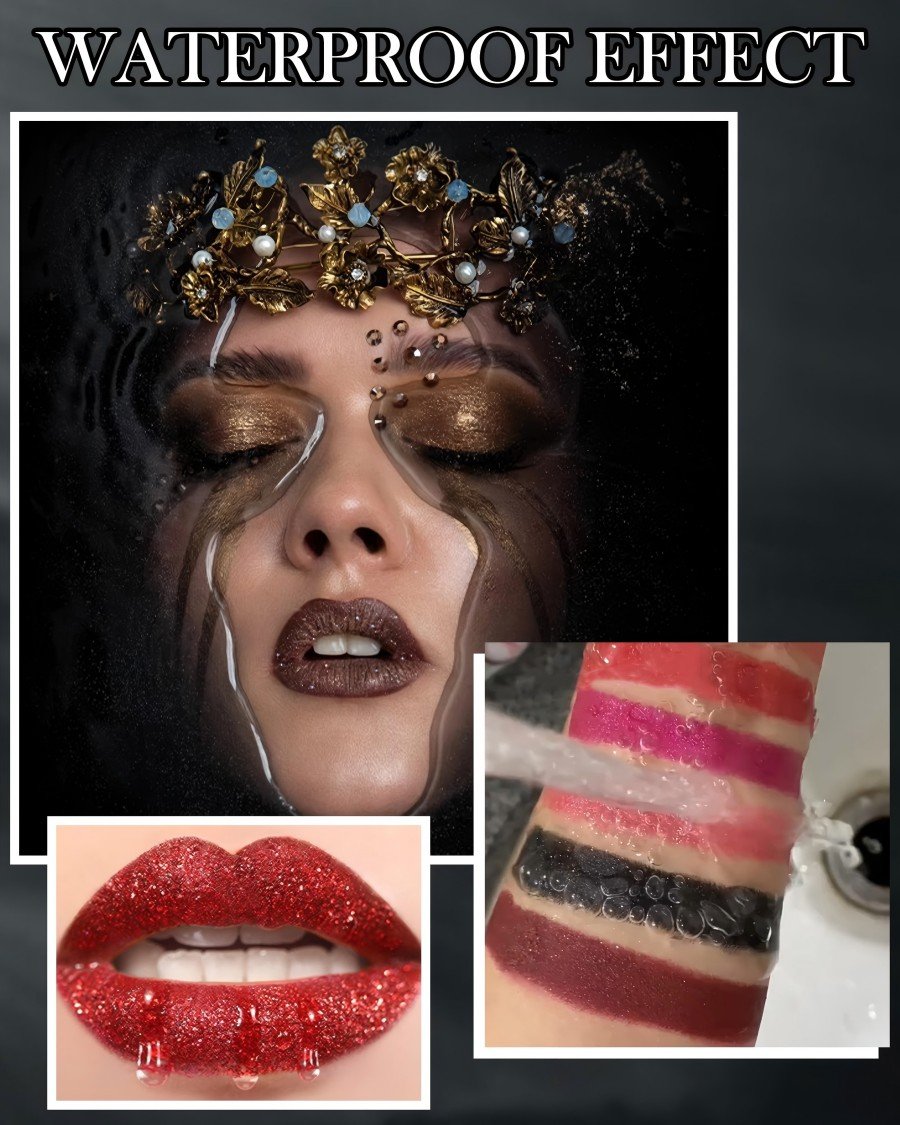 💥 Kupte 1 a získejte 1 zdarma 💋 Třpytivá rtěnka s diamantovým efektem, voděodolná 🥰🎁