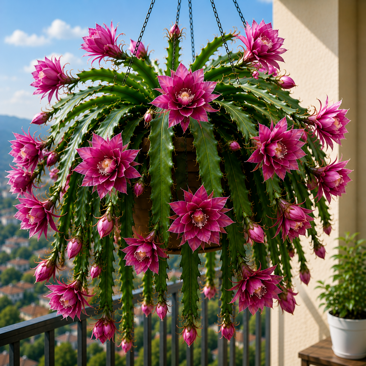 💫 Vzácný kaktus orchideje Epiphyllum 🌸 Vzácná květina, kterou každý obdivuje