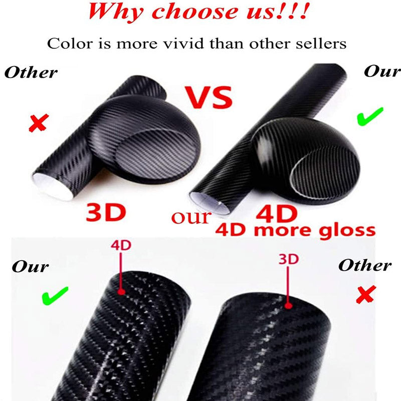 🚗Nálepka na prah dveří z uhlíkových vláken