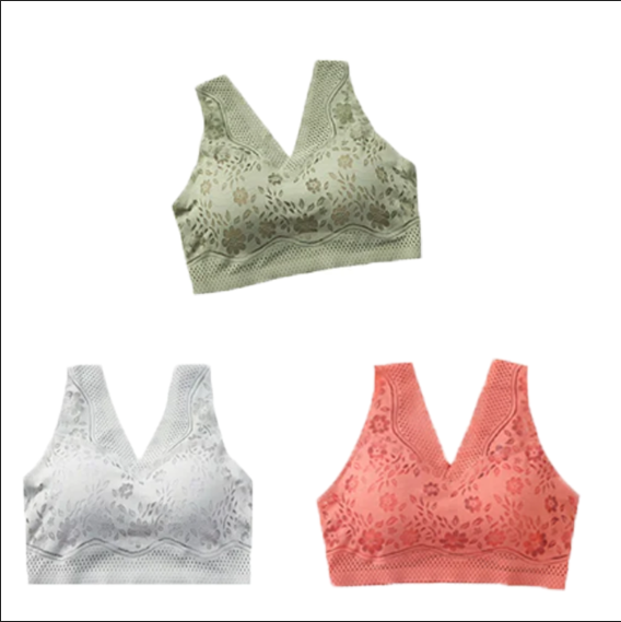 🌸 Pohodlná bezešvá podprsenka pro ženy🌸 - Kup 2 a dostaneš 1 zdarma (3 kusy)🌸