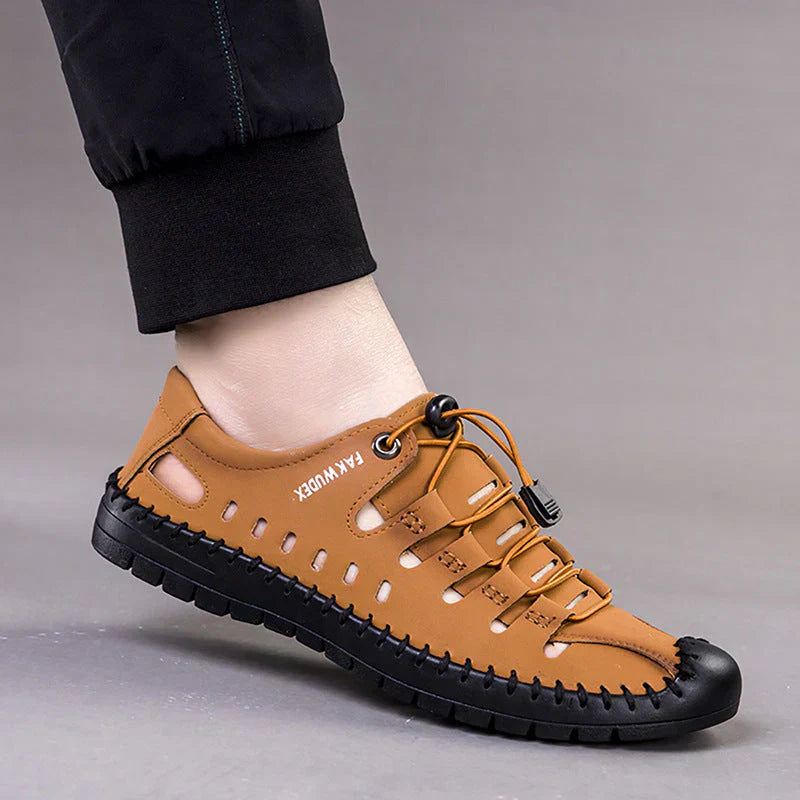 🔥Kožené sandály s úzkou špičkou👞