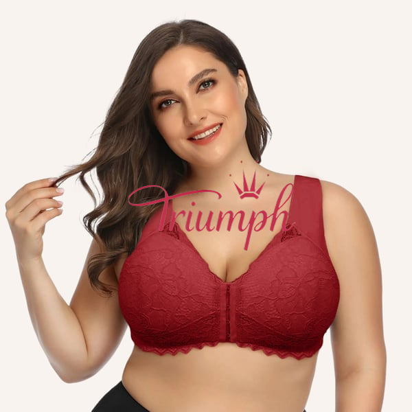 Triumph - (3 ks) 5D tvarovaná podprsenka bez kostic s předním zapínáním