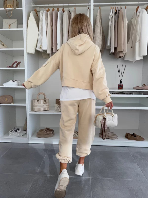 Pohodlný bavlněný dvoudílný oblek