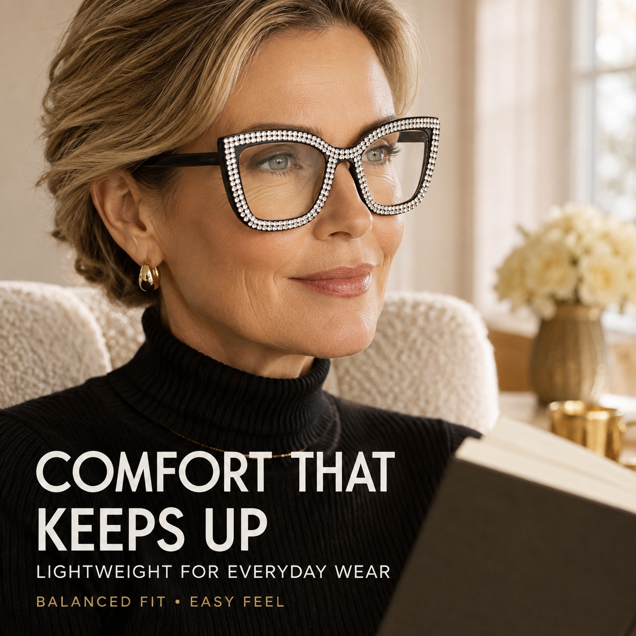 Brýle na čtení s kočičím okem a anti-modrým světlem