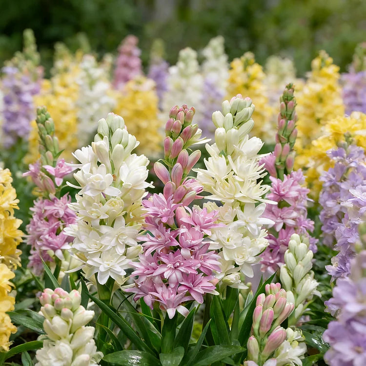🌺Dvojitě parfémované cibulky tuberózy – Měsíční zahradní květina
