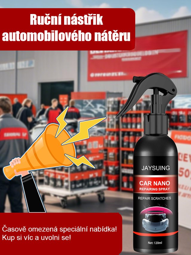 Ruční nástřik automobilového nátěru