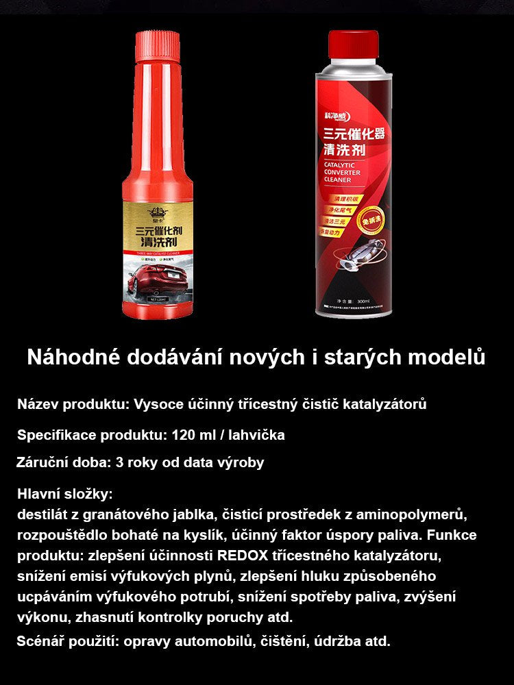 Vysoce výkonný třícestný čistič katalyzátoru