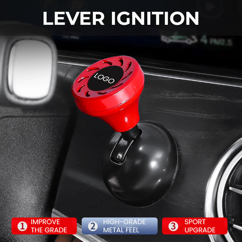 Přizpůsobte si kovovou startovací páku s jedním tlačítkem pro váš vůz