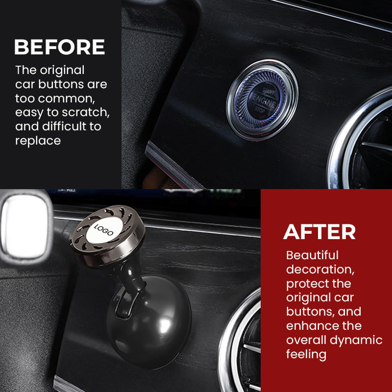 Přizpůsobte si kovovou startovací páku s jedním tlačítkem pro váš vůz