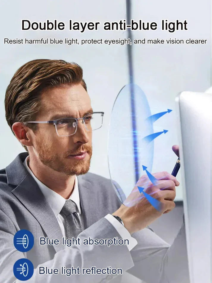 ✨POSLEDNÍ VÝPRODEJ 60% SLEVA✨Ultra lehké antimodré presbyopické brýle