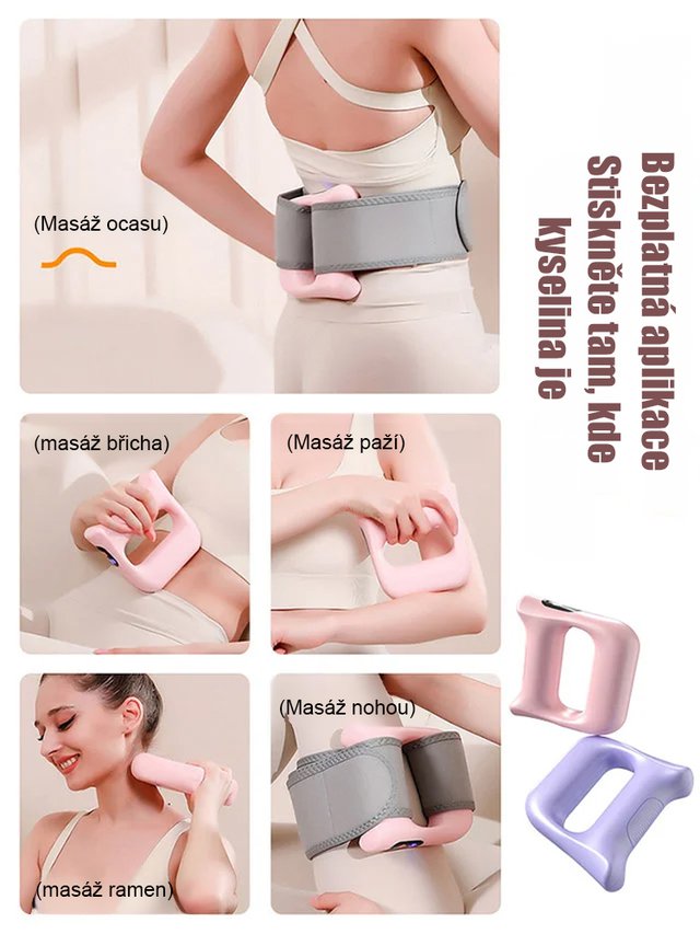 【Bez cvičení, rychlé spalování tuků】 Vibrační masážní přístroj s fasciálním kruhem